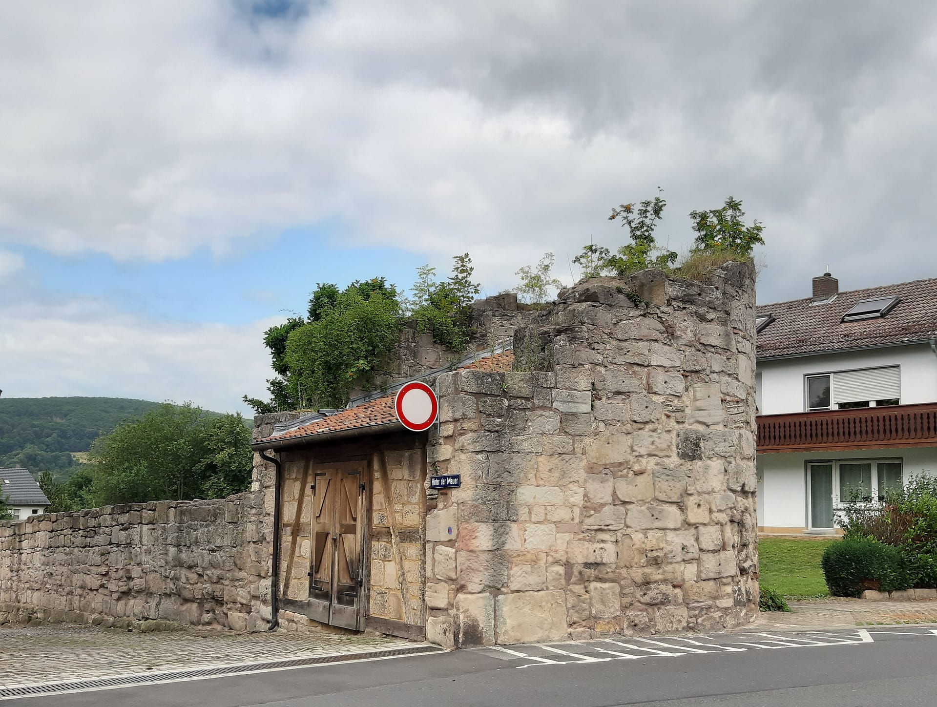 Teil der alten Stadtmauer in Bad Sooden-Allendorf